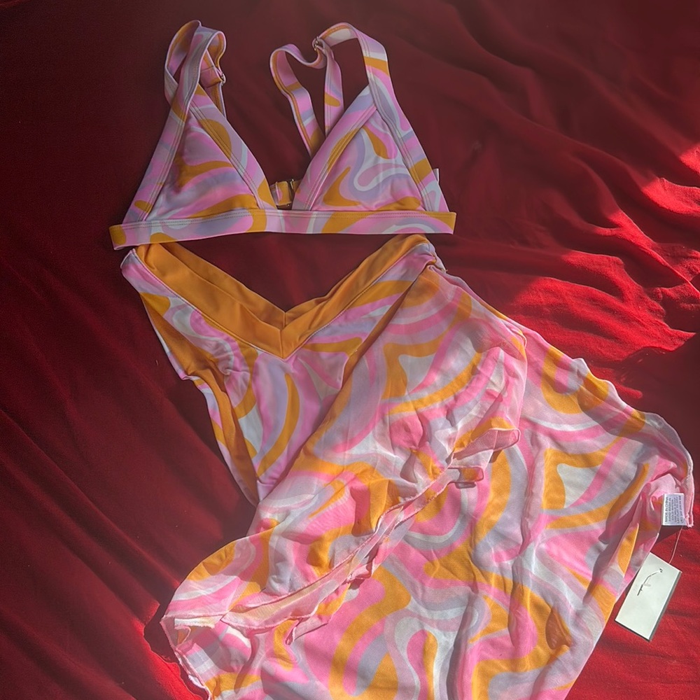 Ron Jon Surf Shop three piece bikini